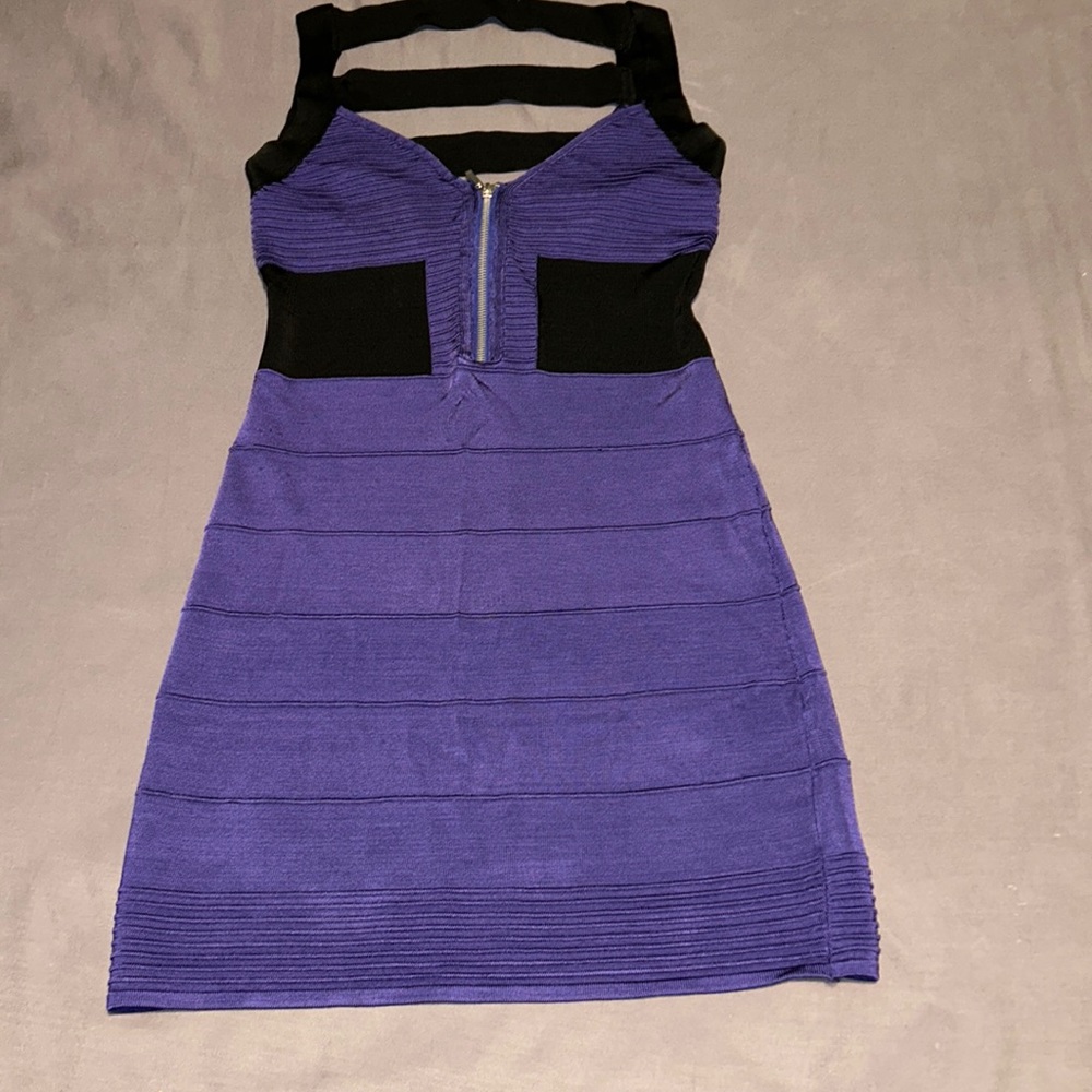 Arden dress in Purple and Black, size large.